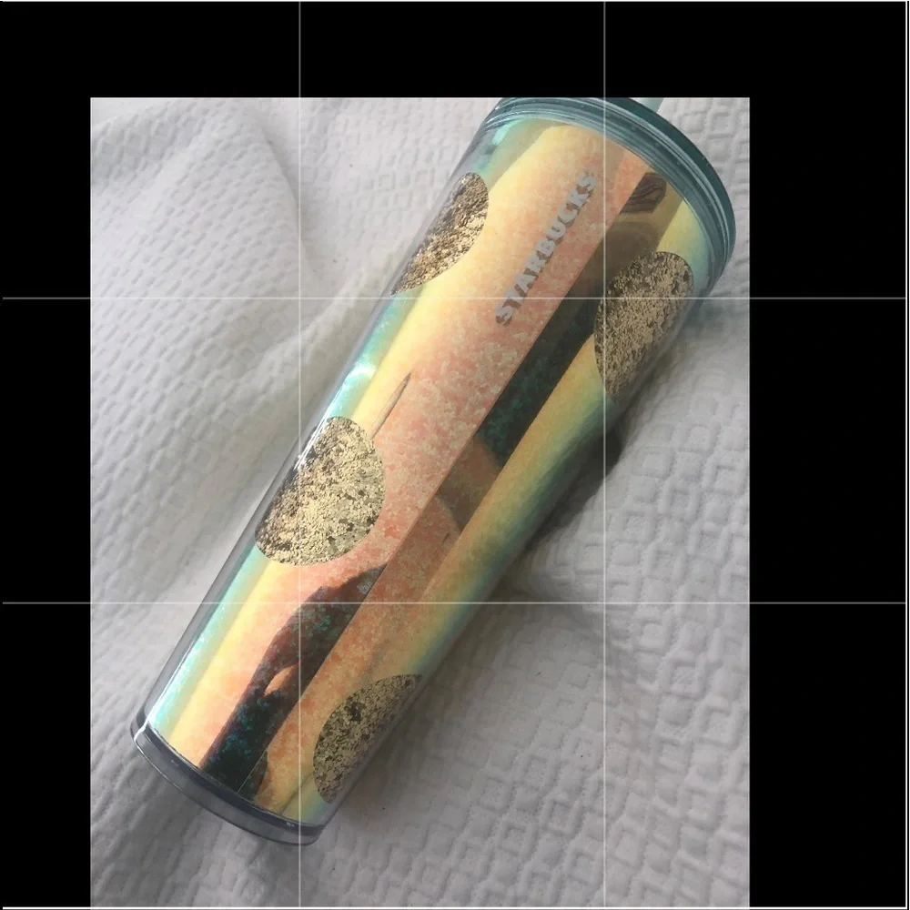 Starbucks Holographic Gliter Tumbler